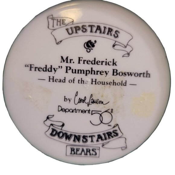 Department 56 Mr. Frederic “Freddy” Pumphrey Bosworth Downstairs Bears Figurine - Picture 6 of 16